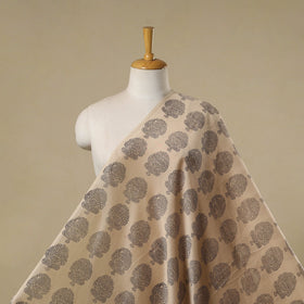 Handloom chanderi silk natural dyed bagh fabric 14