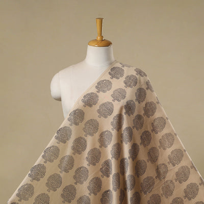 Handloom chanderi silk natural dyed bagh fabric 14