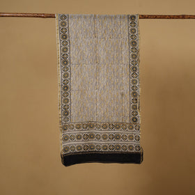 Handloom chanderi silk natural dyed stole 03 - handcrafted