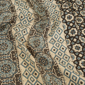 Beige - handloom cotton double bed sheet (108 x 90 in) 10