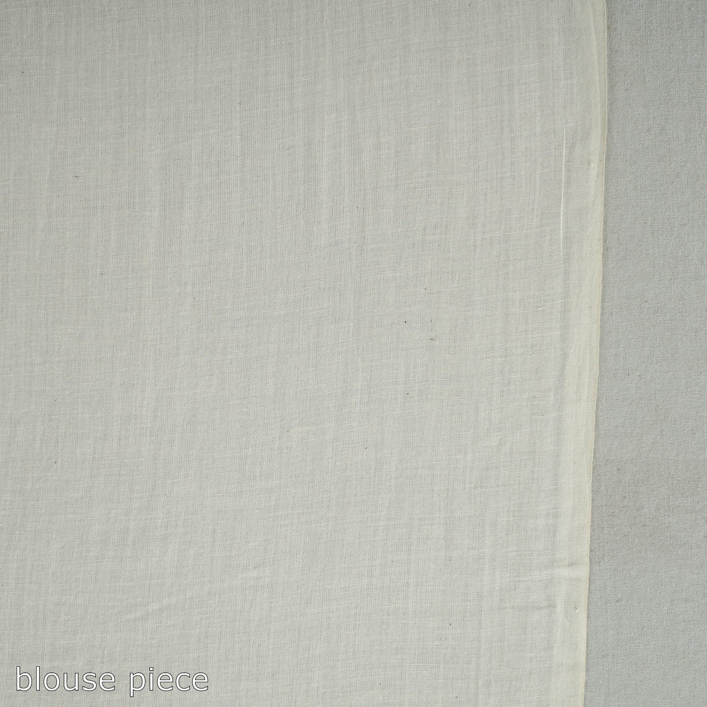 Beige - handloom cotton phulia jamdani saree with tassels