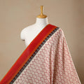 Buy Beige Handloom Cotton Pochampally Double Ikat Fabric