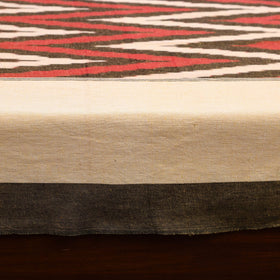 Handloom cotton single pochampally ikat bed sheet (90 x 60