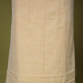 Beige - handloom cotton unstitched phulia jamdani kurta