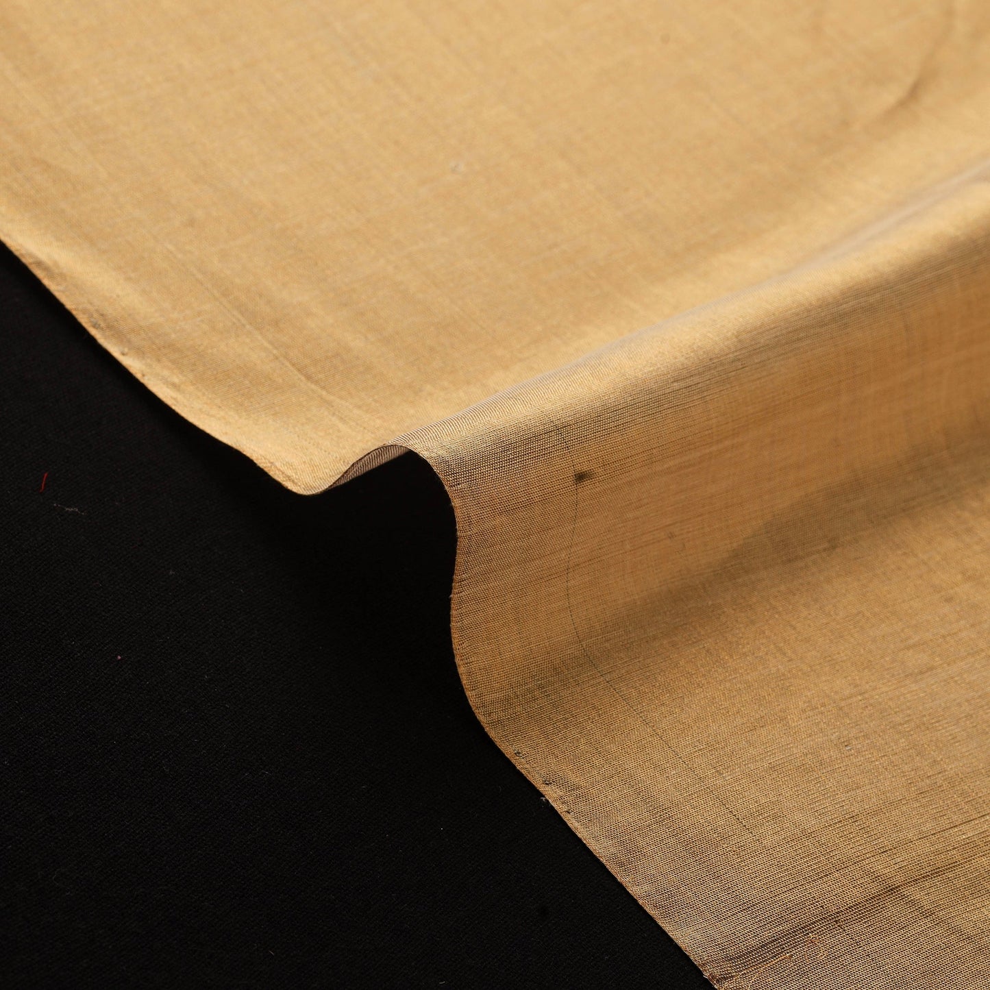 Handloom full tissue gold zari double tone chanderi silk