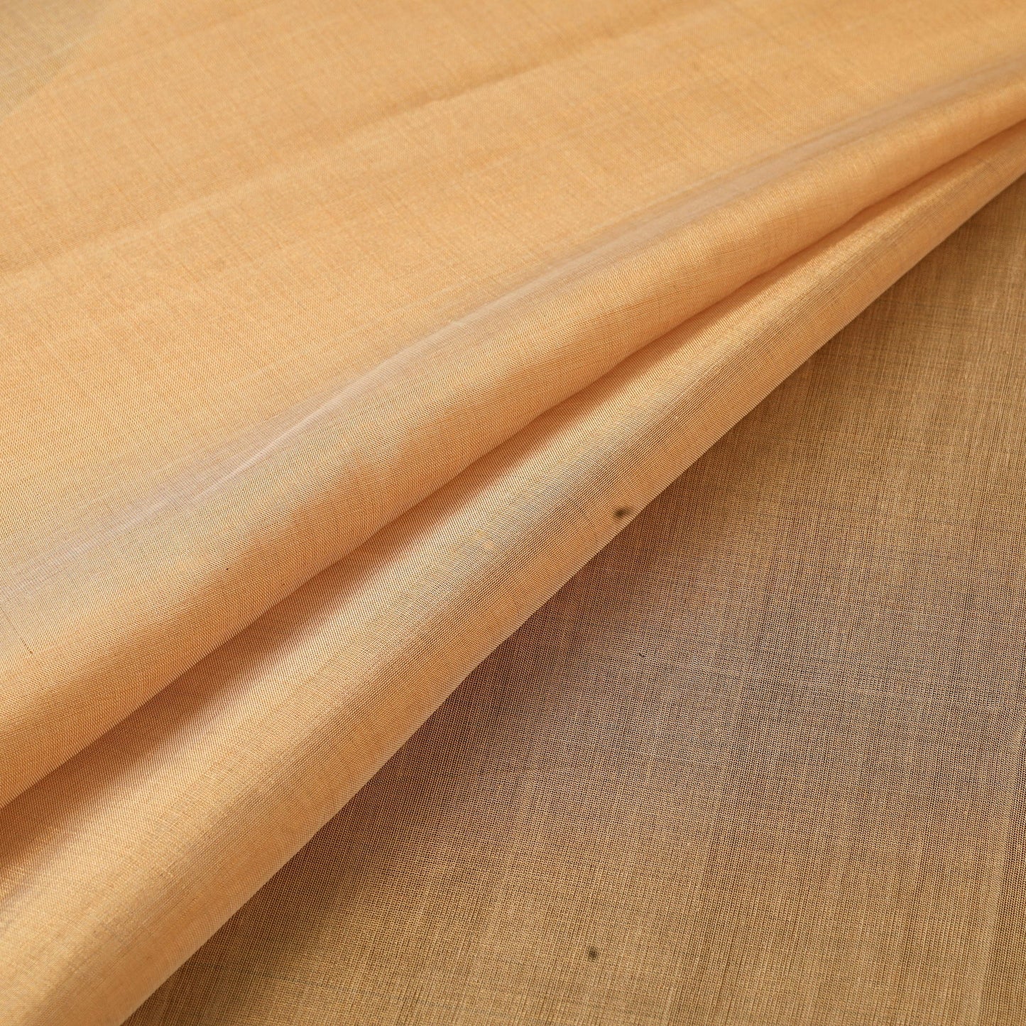 Handloom full tissue gold zari double tone chanderi silk