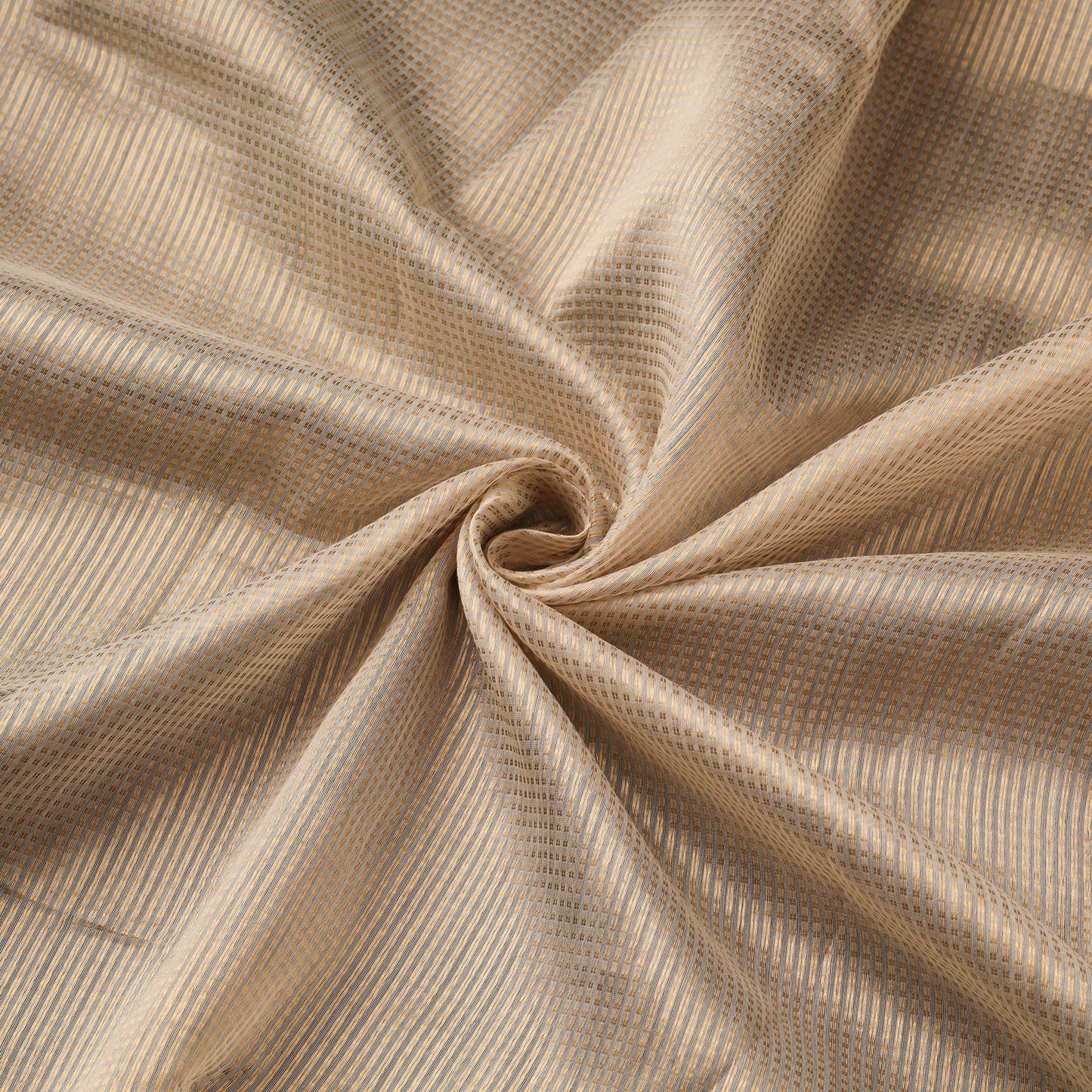 Handloom gold zari work chanderi silk fabric 41
