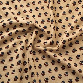 Handloom kala cotton natural dyed fabric 02 - handcrafted