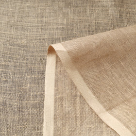 Beige - handloom linen bhagalpuri fabric 03 - handcrafted
