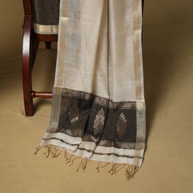 Handloom maheshwari silk tissue zari 3pc unstitched dress