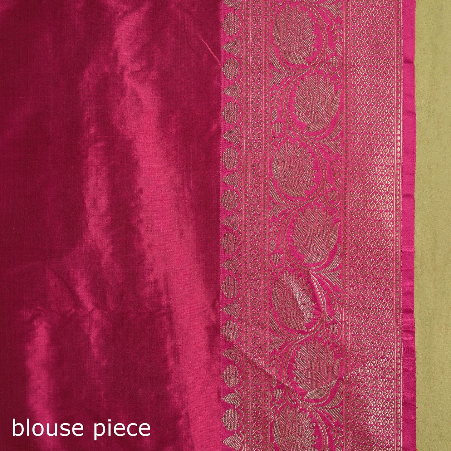 Beige - handloom pure katan silk kaduwa zari buti banarasi