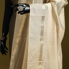Handloom silk cotton maheshwari dupatta with zari border 13