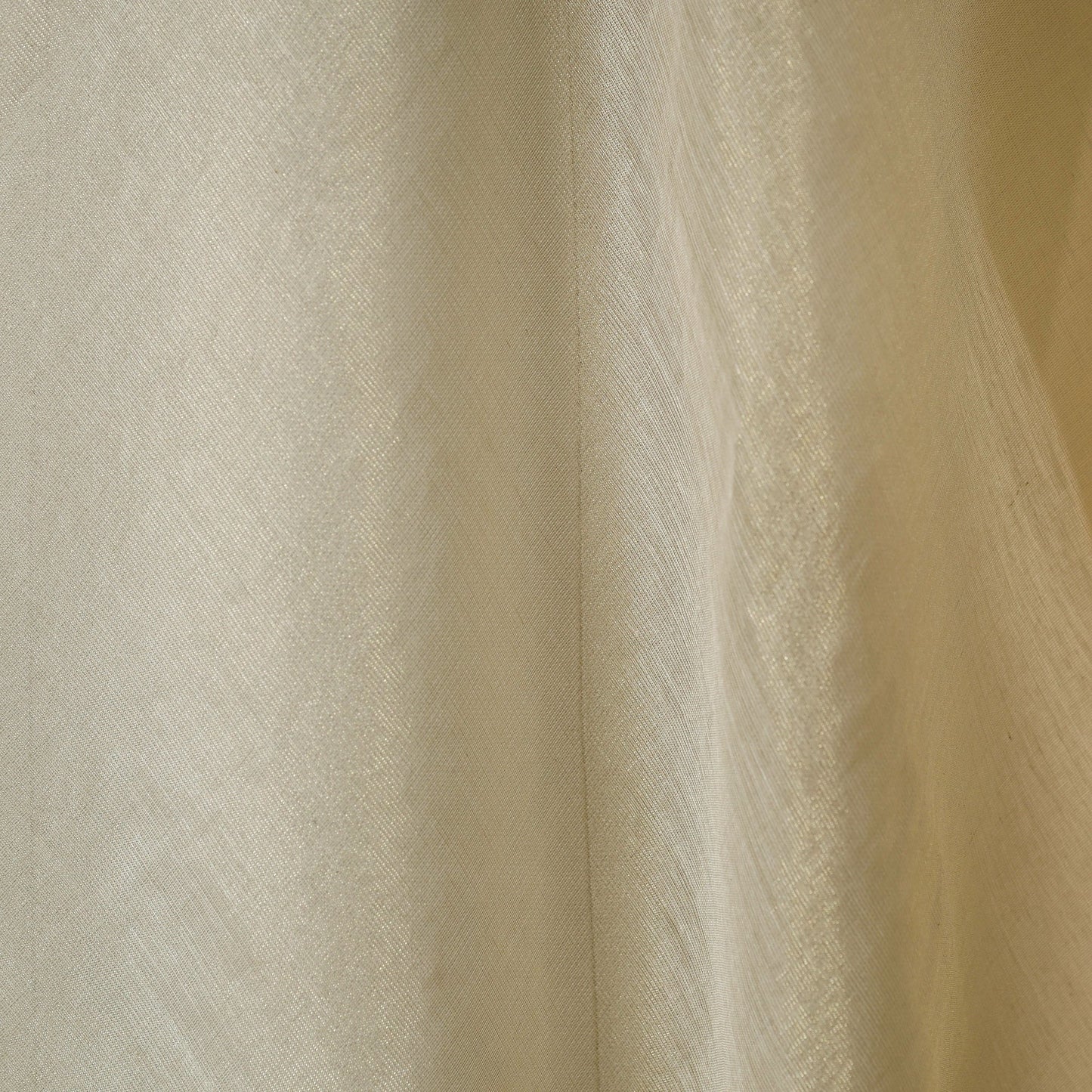 Beige - handloom silk cotton tissue zari chanderi fabric 05