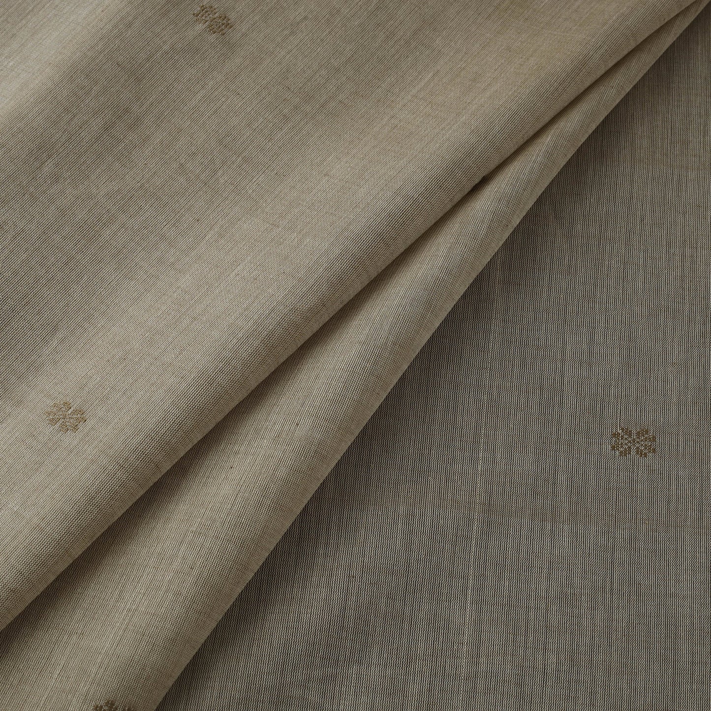 Handloom thread buti mercerised cotton chanderi fabric 02