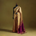 Handloom tussar silk zari border bhagalpuri saree 06