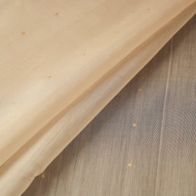 Handloom zari buti chanderi silk fabric 06 - handcrafted