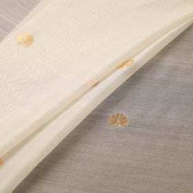 Handloom zari buti chanderi silk fabric 35 - handcrafted