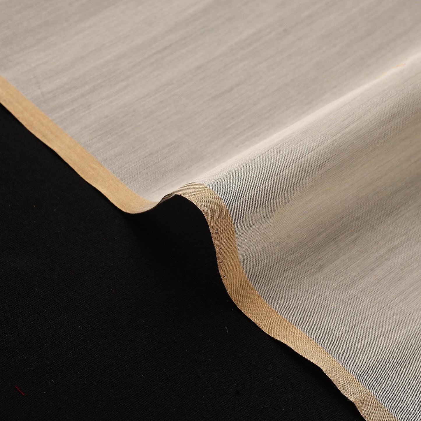 Handloom zari buti chanderi silk fabric 35 - handcrafted