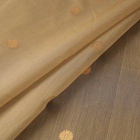 Handloom zari buti chanderi silk fabric 38 - handcrafted