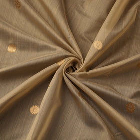 Handloom zari buti chanderi silk fabric 38 - handcrafted