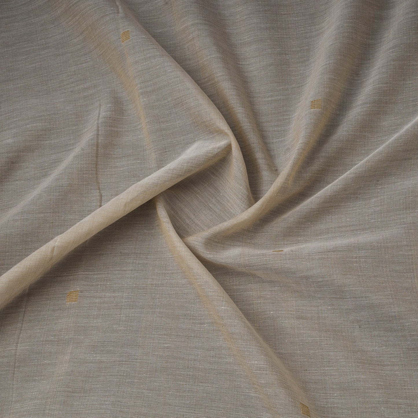 Handloom zari buti mercerised cotton chanderi fabric 06