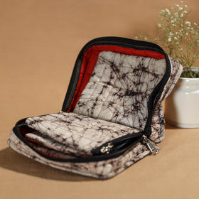 White Handmade 4 Pockets Cotton Jewelry Bag 