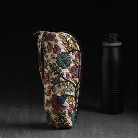  Beige Handmade Cotton 1L Water Bottle Cover 