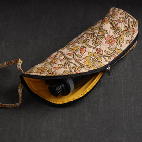 Beige Handmade Cotton 1L Water Bottle Cover