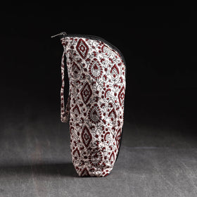  Beige Handmade Cotton 1L Water Bottle Cover