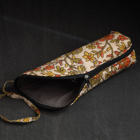 Beige Handmade Cotton 1L Water Bottle Cover 