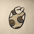 Beige Handmade Cotton Baby Bib