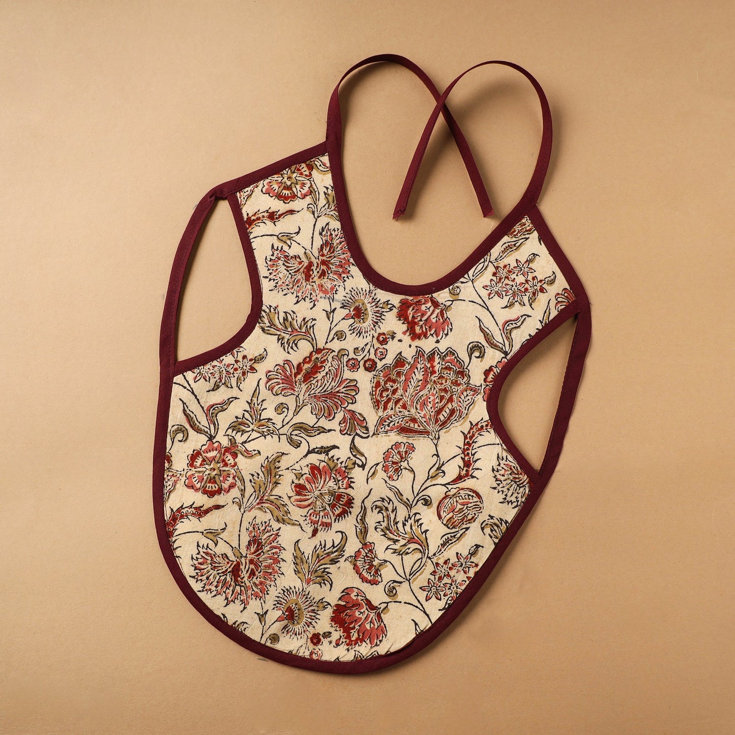 Buy Beige Handmade Cotton Baby Bib