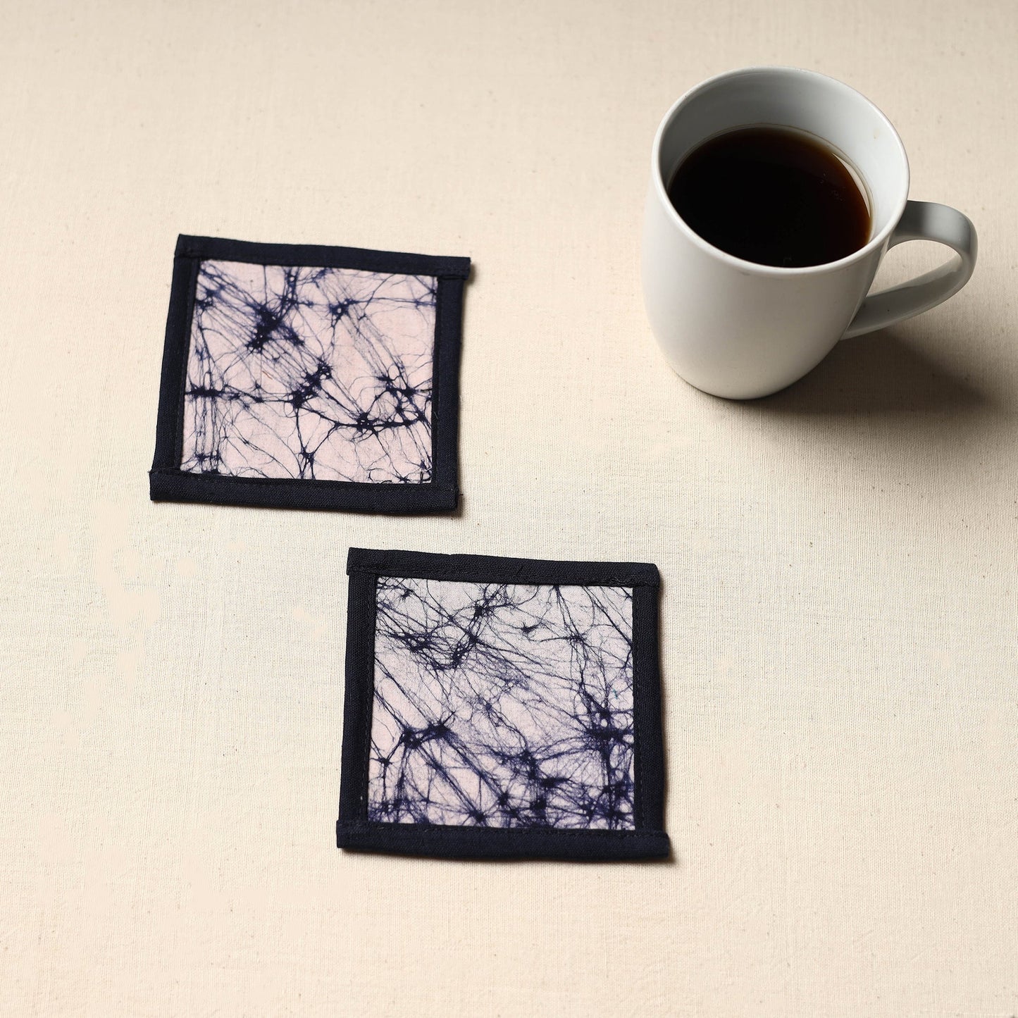 Handmade Cotton Coasters (Set of 2)