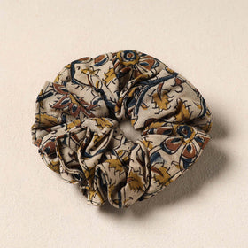 Beige Handmade Cotton Elastic Rubber Band/Scrunchie