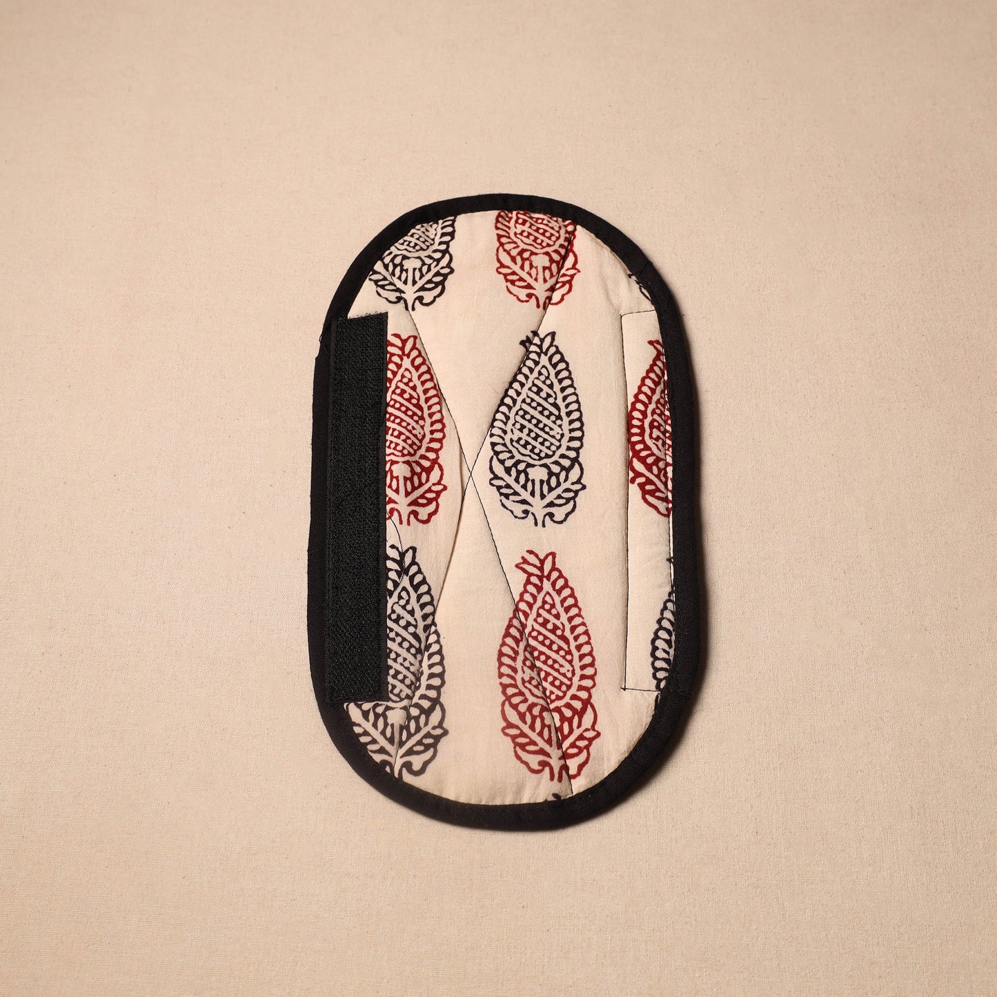 Buy Beige Handmade Cotton Fridge Handle Cover