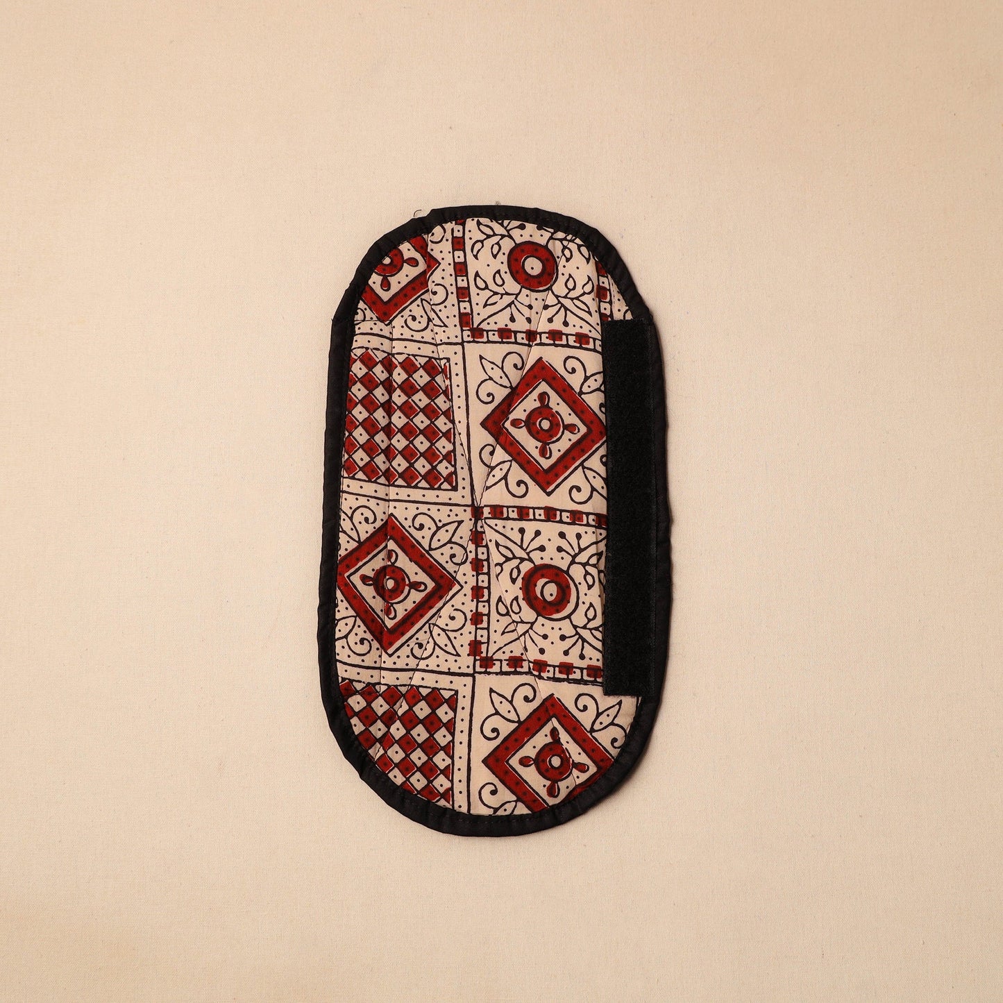 Buy Beige Handmade Cotton Fridge Handle Cover