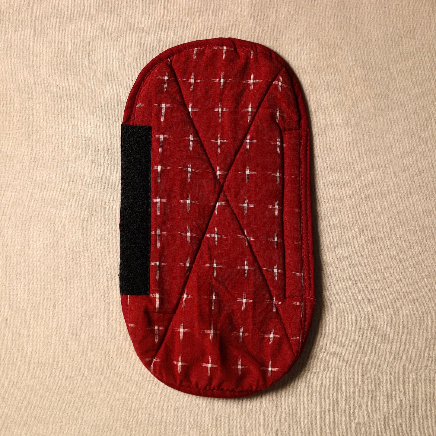 Buy Handmade Cotton Beige Fridge Handle Cover 08