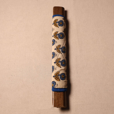 Buy Handmade Cotton Beige Fridge Handle Cover 155