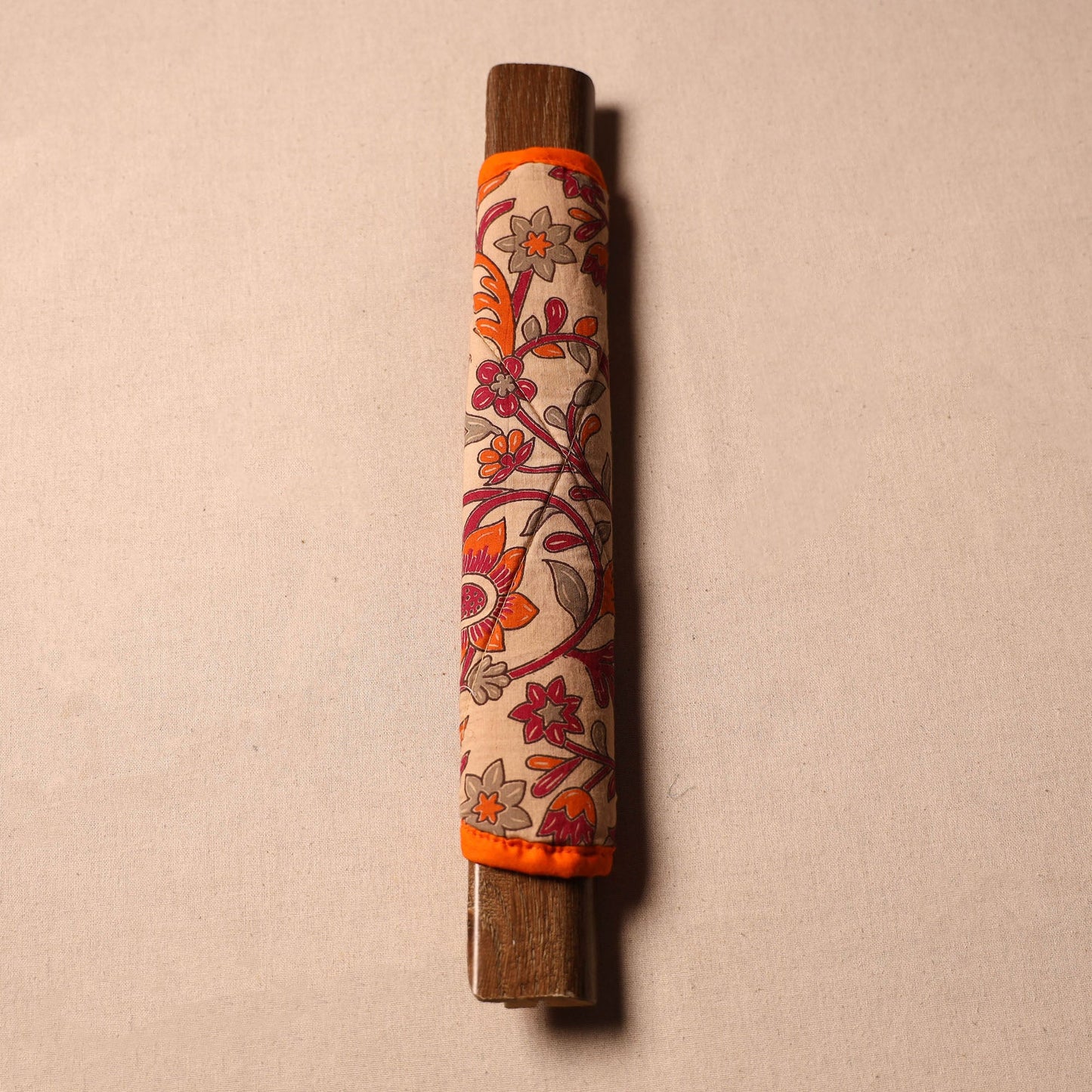 Buy Handmade Cotton Beige Fridge Handle Cover 220
