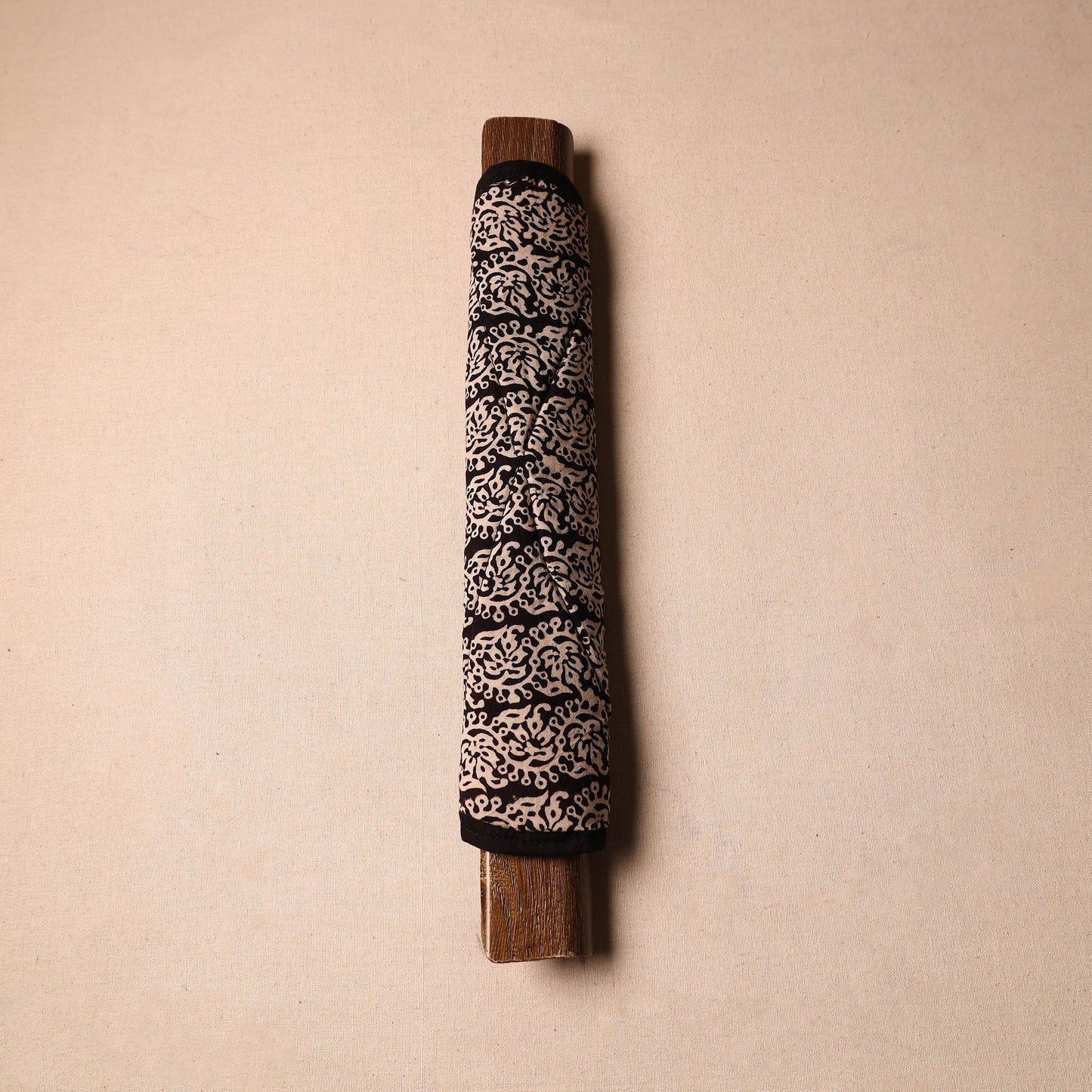 Buy Handmade Cotton Beige Fridge Handle Cover