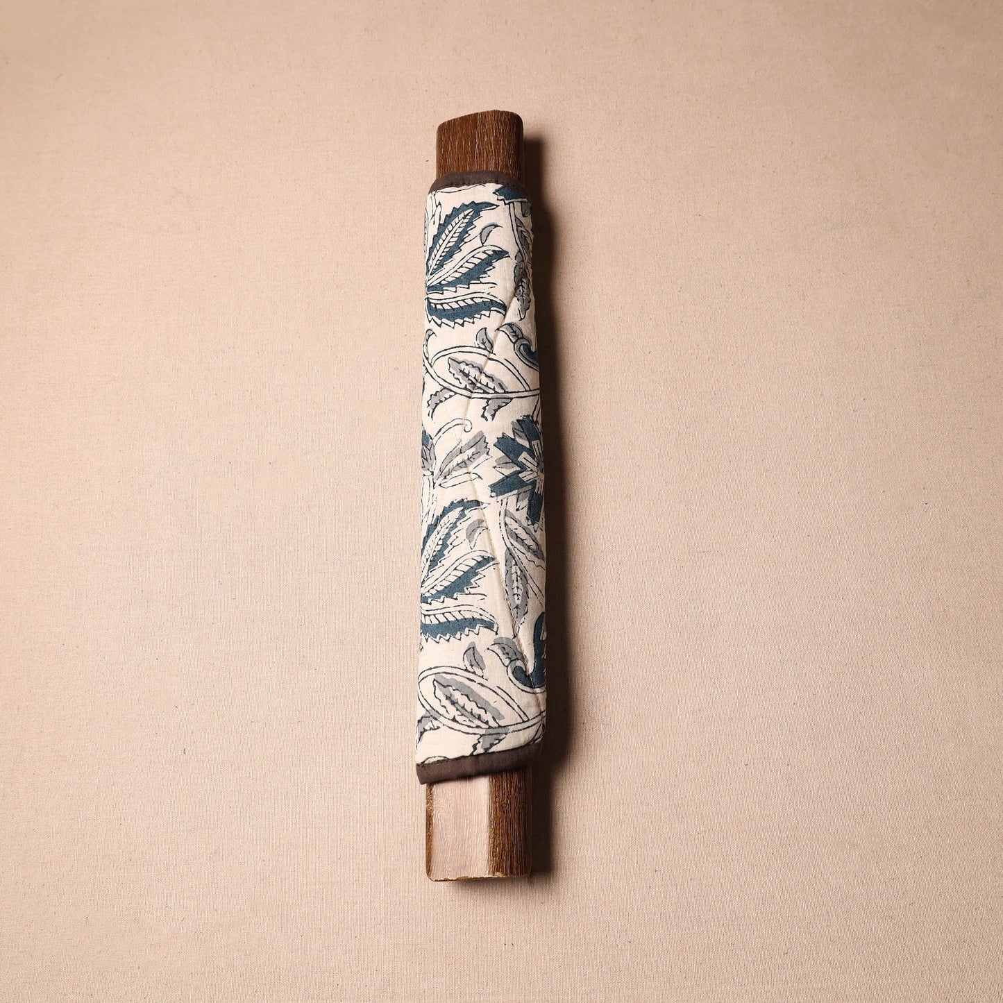 Buy Handmade Cotton Beige Fridge Handle Cover