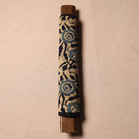 Beige - handmade cotton fridge handle cover 50 - handcrafted