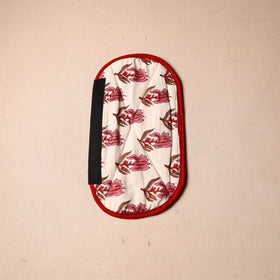 Buy Handmade Cotton Beige Fridge Handle Cover
