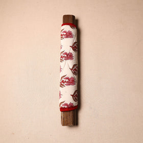 Buy Handmade Cotton Beige Fridge Handle Cover