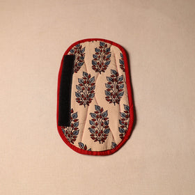 Beige - handmade cotton fridge handle cover 52 - handcrafted