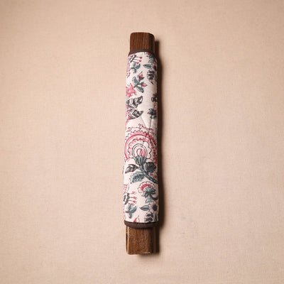 Buy Handmade Cotton Beige Fridge Handle Cover