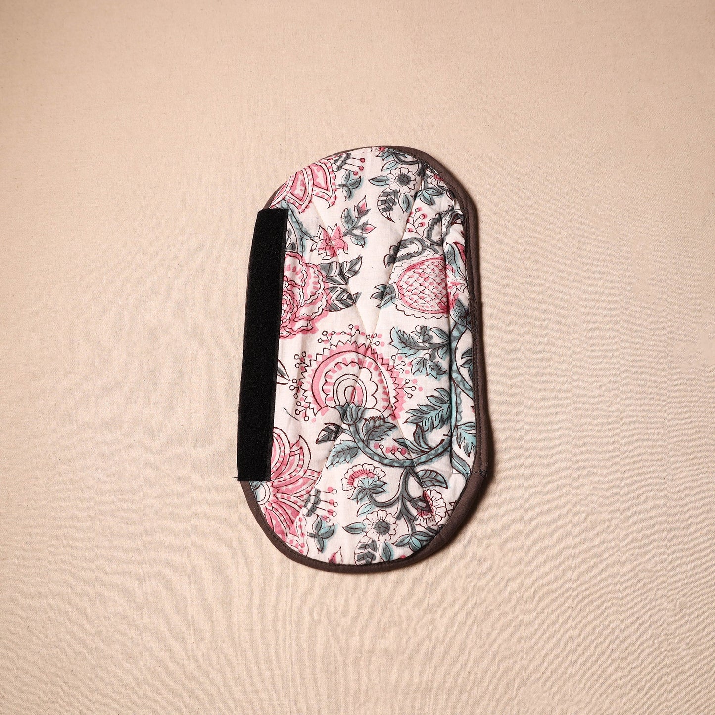 Buy Handmade Cotton Beige Fridge Handle Cover