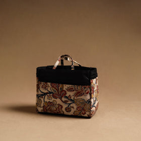  Beige Handmade Cotton Multipurpose Cosmetic/Toiletry Bag