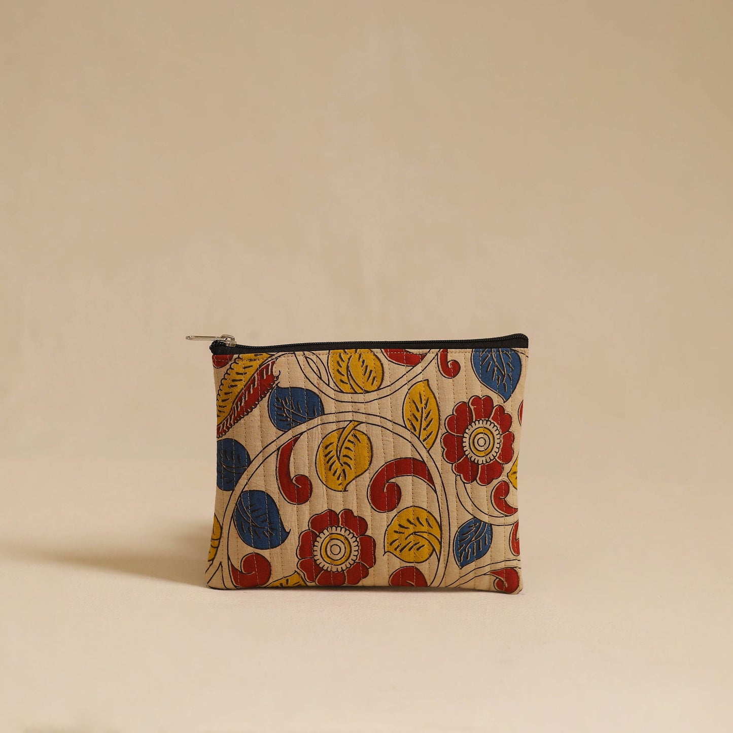 Beige - handmade cotton multipurpose utility pouch (set