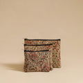 Buy Beige Handmade Cotton Utility Pouch Set